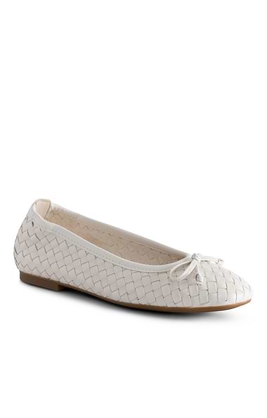 Ladies Gabor Jacinta Basketweave Leather Pumps