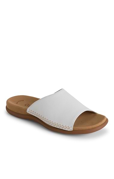 Ladies Gabor Eagle Leather Sliders