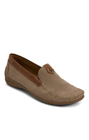 Ladies Gabor Multi Colour Leather Moccasins