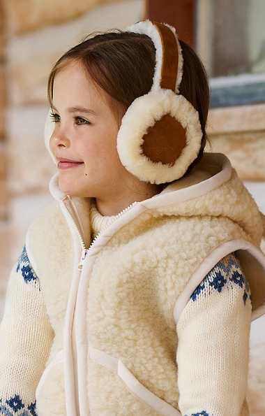 Child's Sheepskin Earmuffs