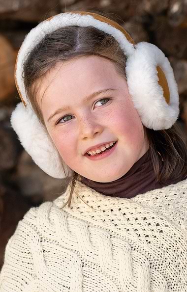 Child's Sheepskin Earmuffs