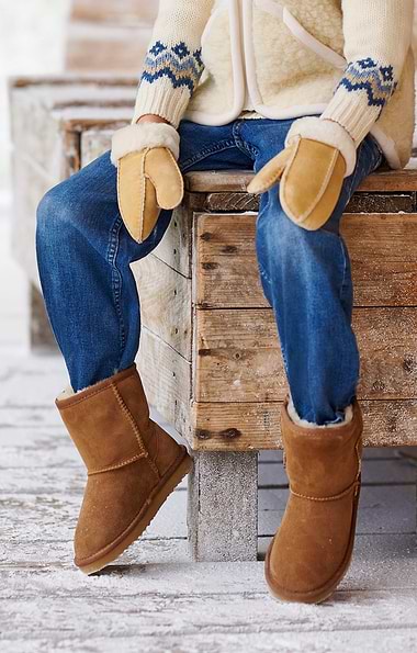 Child's Sheepskin Boots