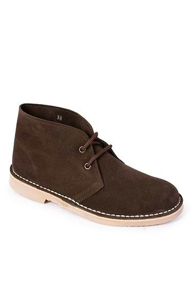 Ladies Suede Desert Boots