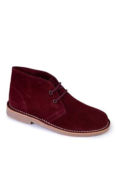 Ladies Suede Desert Boots
