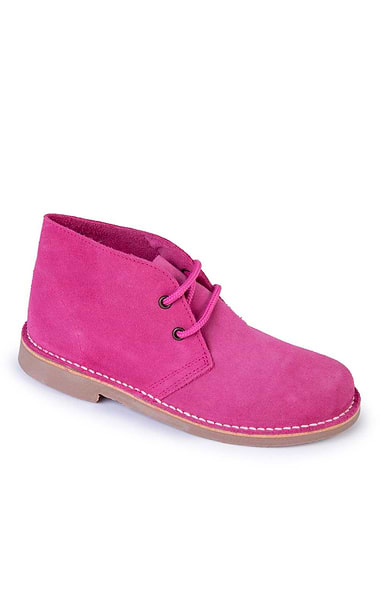 Ladies Suede Desert Boots