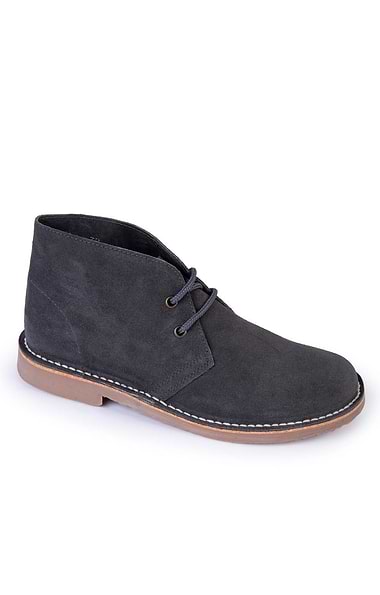 Ladies Suede Desert Boots