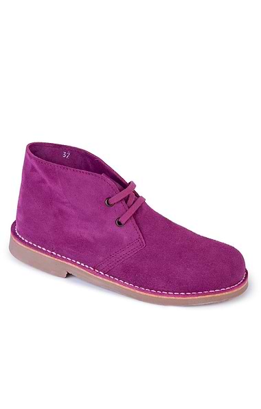 Ladies Suede Desert Boots