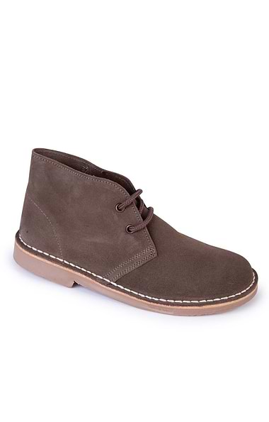 Ladies Suede Desert Boots