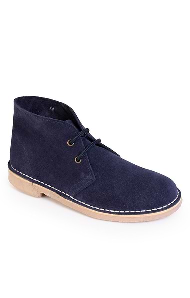 Ladies Suede Desert Boots