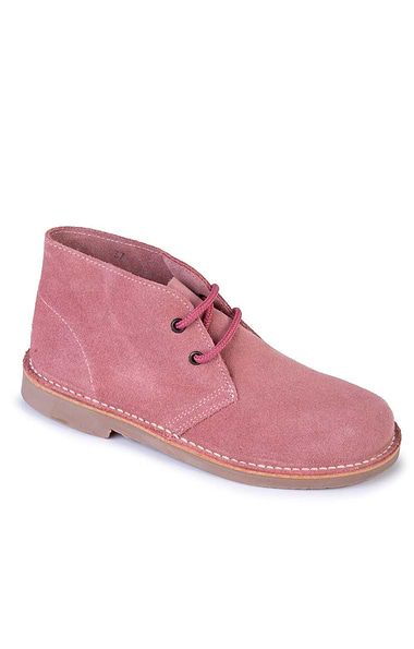 Ladies Suede Desert Boots