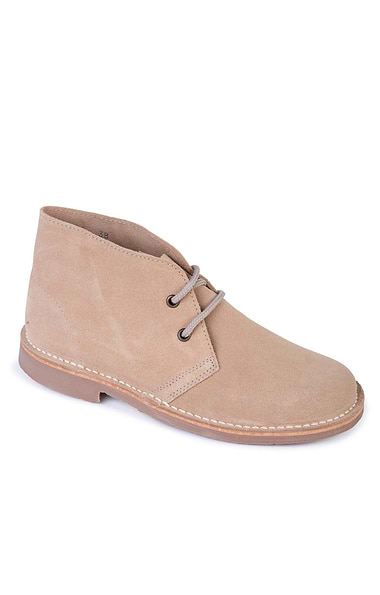 Ladies Suede Desert Boots