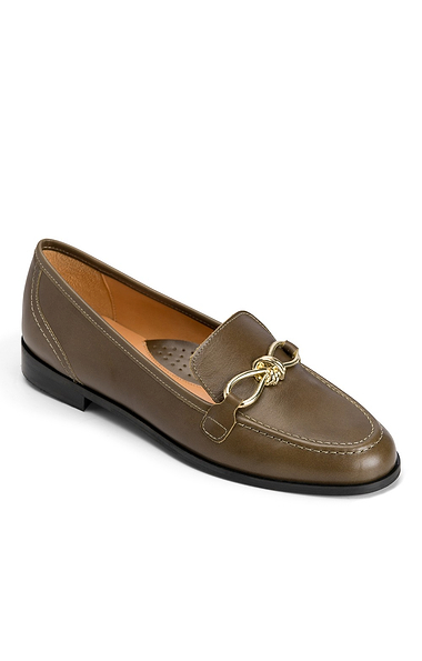 Ladies Bow Snaffle Loafer
