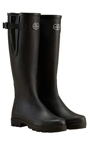 Ladies Le Chameau Vierzonord Neoprene Gusset Wellies