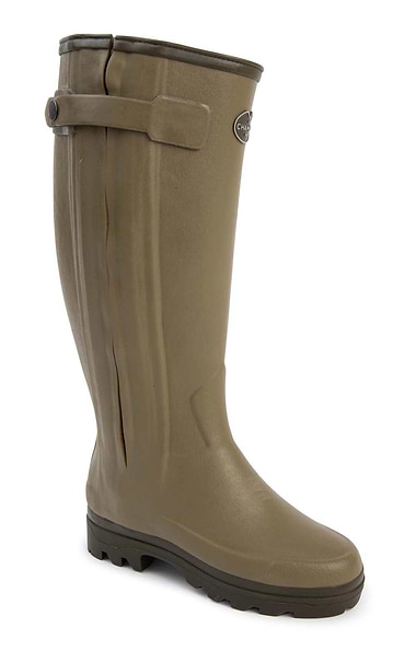 Ladies Le Chameau Chasseur Neoprene Full Zip Welly