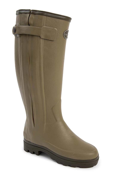 Ladies Le Chameau Chasseur Neoprene Full Zip Welly