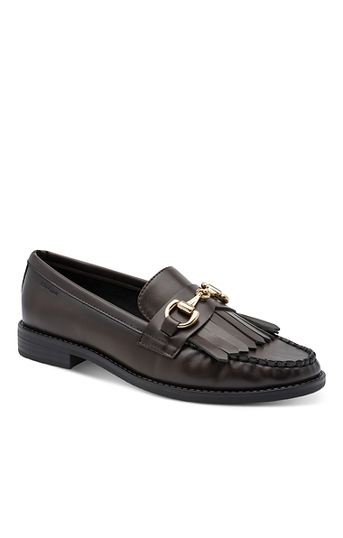Ladies Marco Tozzi Fringe Tassel Loafer