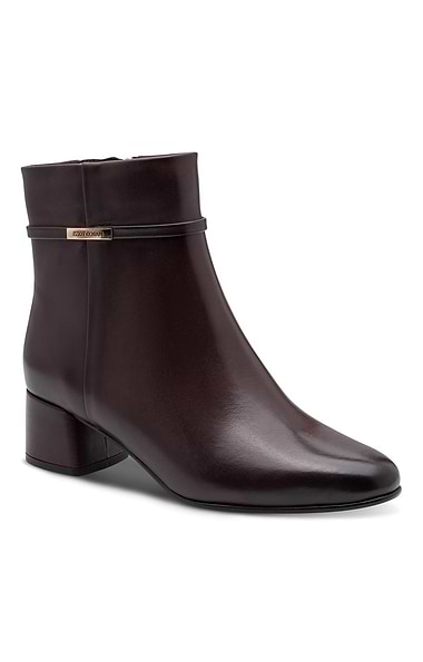 Ladies Marco Tozzi Leather Fine Strap Ankle Boot
