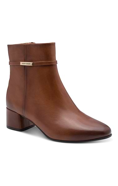 Ladies Marco Tozzi Leather Fine Strap Ankle Boot