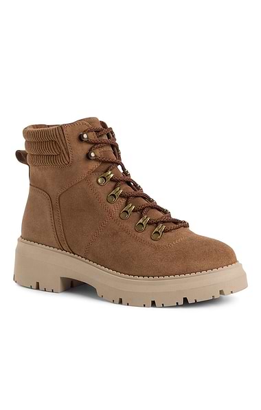 Ladies Marco Tozzi Norwegian Suede Hiking Boots