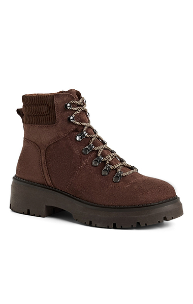 Ladies Marco Tozzi Norwegian Suede Hiking Boots