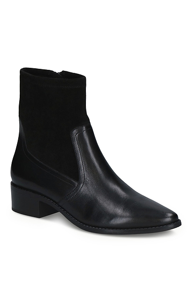 Ladies Caprice Leather Strap Ankle Boot