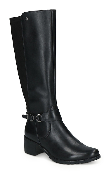 Ladies Caprice Leather Strap Around Tall Boot