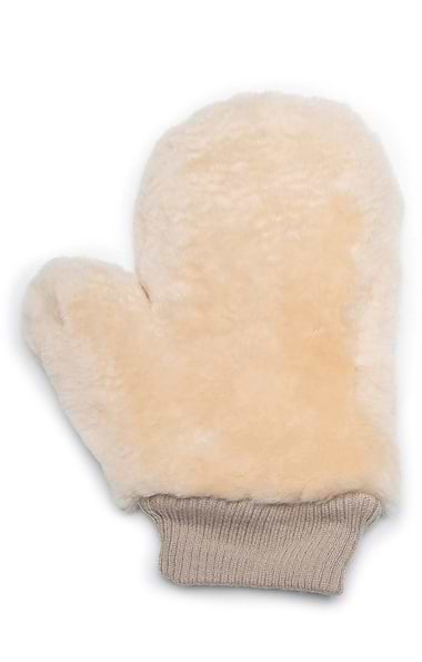 Sheepskin Polishing Mitten