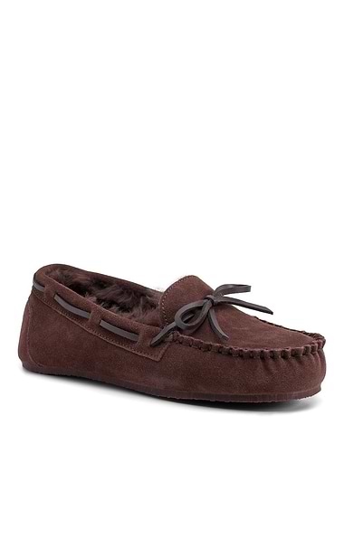 Ladies Sheepskin Moccasin Slippers