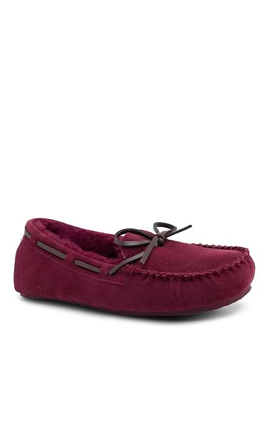 Ladies Sheepskin Moccasin Slippers