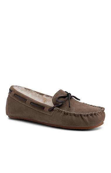 Ladies Sheepskin Moccasin Slippers