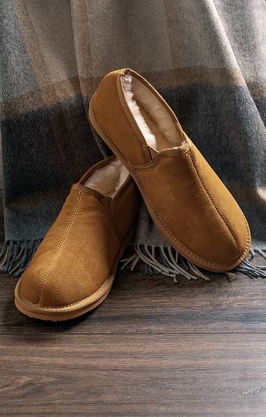 Men's Sheepskin High Slipper