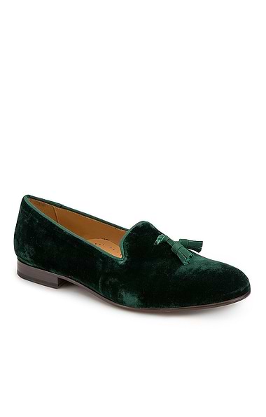 Men's Velvet Tassel Slipper