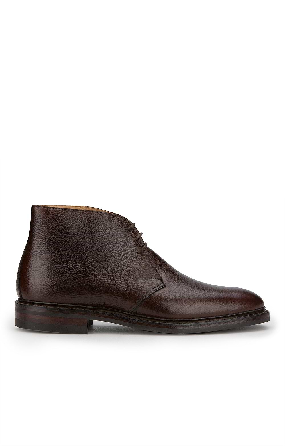 CROCKETT＆JONES BRECON 7 1/2 E Mens Crockett & Jones Brecon Leather Boot, Brown - House of Bruar