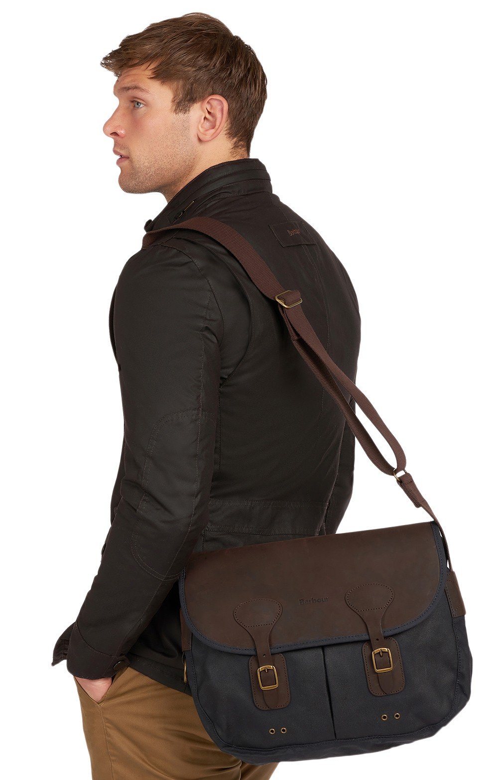 ソーダ ✨Barbour Tarras ワックス レザー Barbour Wax Leather Tarras Bag - Accessories