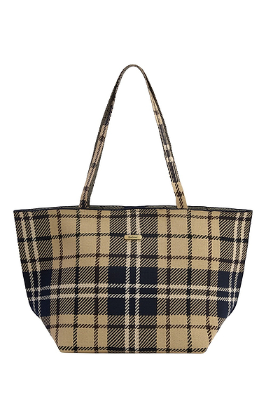 Ladies Barbour Layla Large Tartan Tote