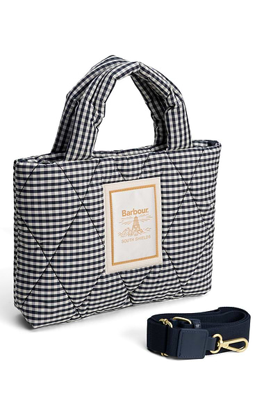 Ladies Barbour Riah Mini Quilt Tote