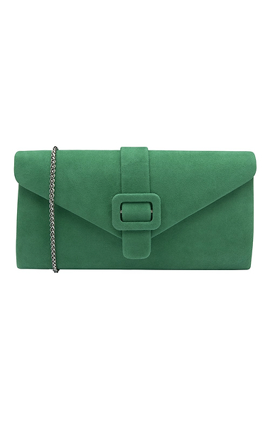 Ladies Aletta Suede Clutch