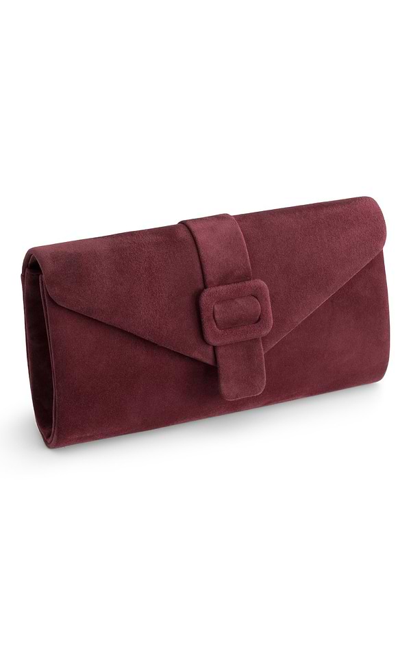 Aletta Suede Clutch Bag