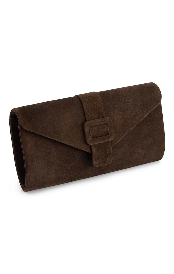 Aletta Suede Clutch Bag