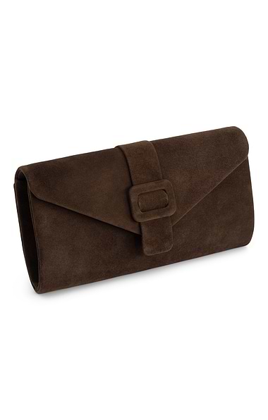 Aletta Suede Clutch Bag