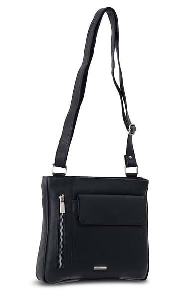 Ladies Zipped Cross Body Bag