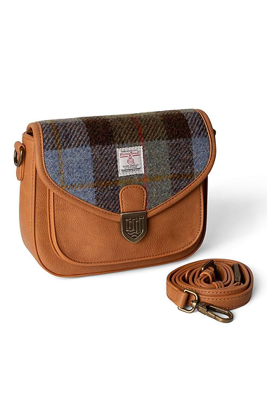 Ladies Islander Mini Saddle Bag with Harris Tweed® Panel