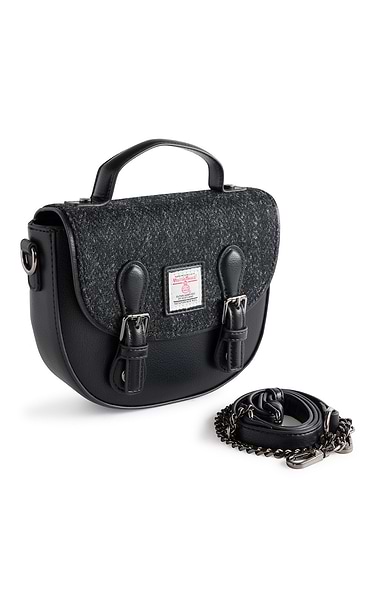 Ladies Islander Mini Cobble Satchel with Harris Tweed® Flap