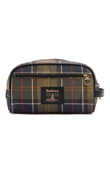 Men's Barbour Tartan Washbag