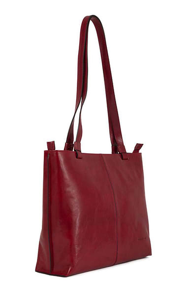 Ladies Two-Handle Leather Bag