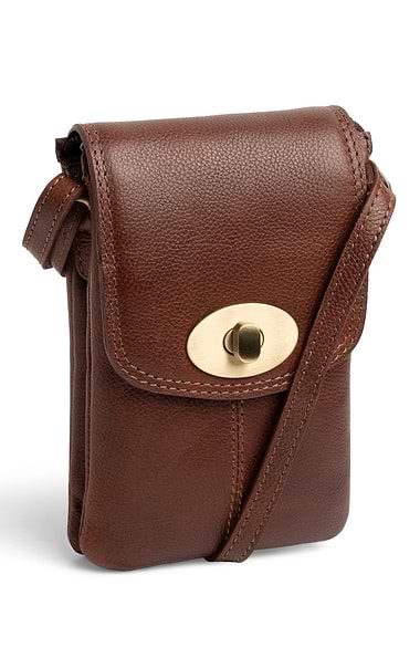 Ladies Leather Phone Bag