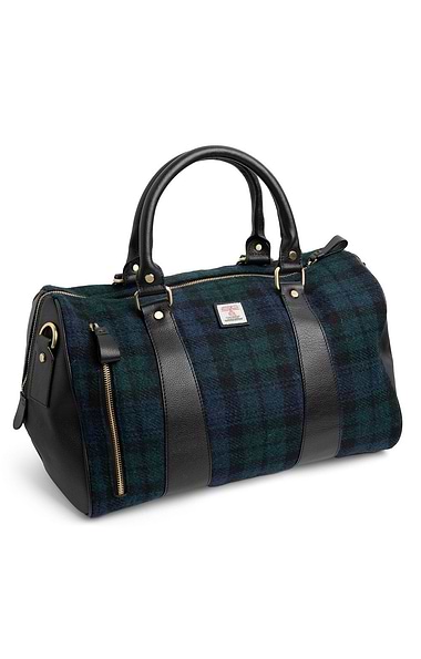 Harris Tweed® & Leather Small Holdall