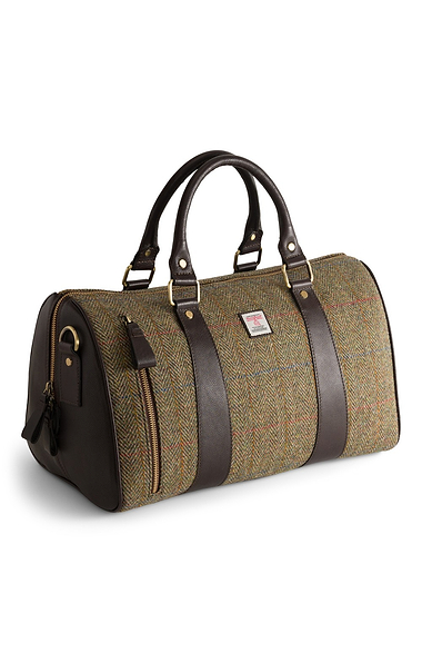 Harris Tweed® & Leather Small Holdall