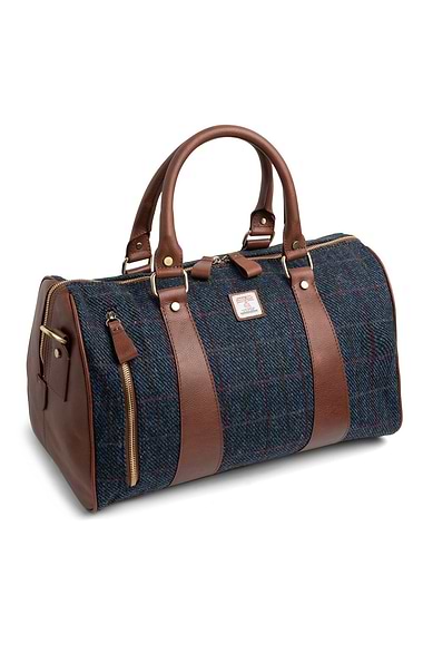 Harris Tweed® & Leather Small Holdall