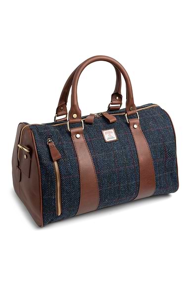 Harris Tweed® & Leather Small Holdall